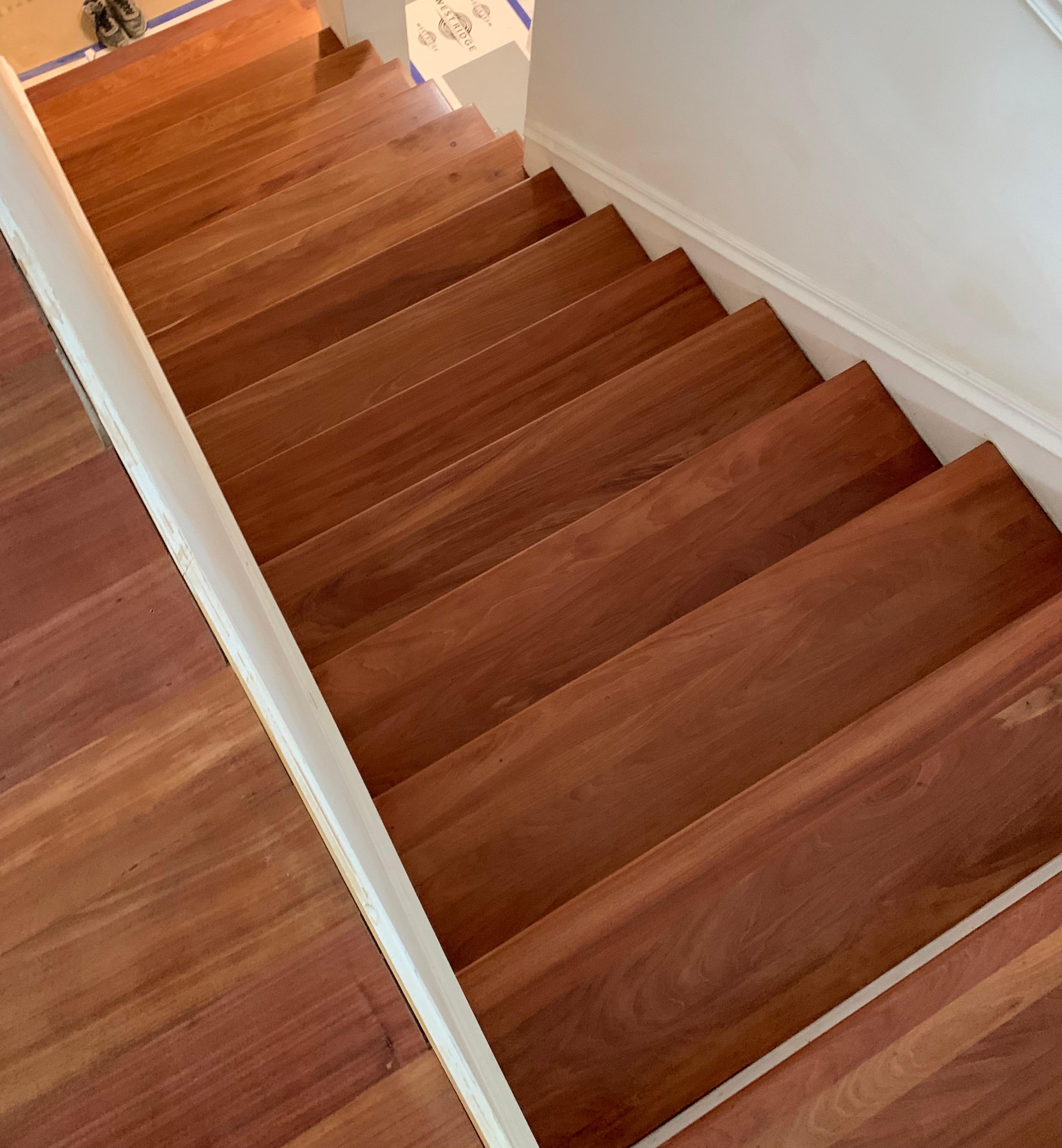 Stair installation and refinishing